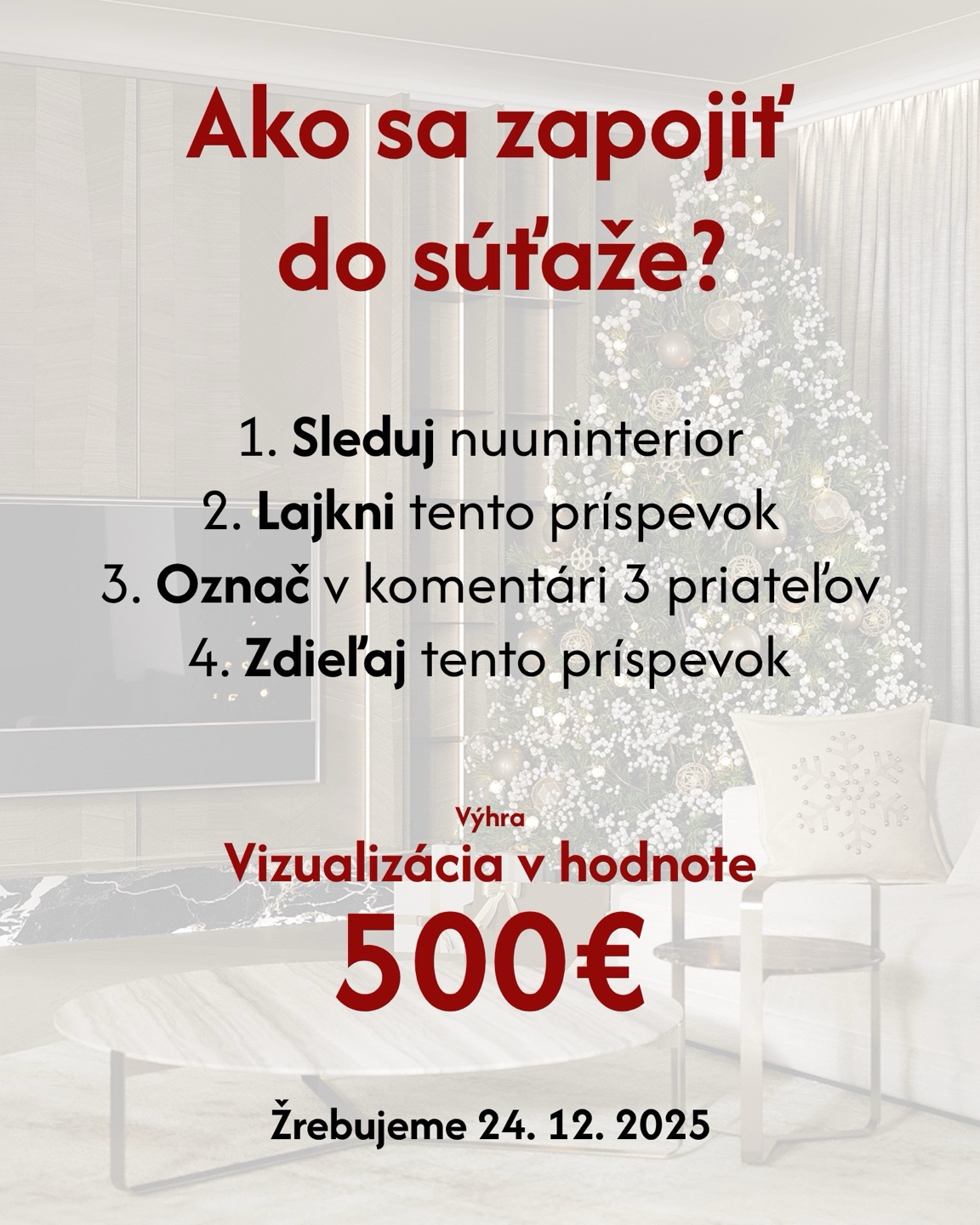 Vianočná súťaž je tu! – realizácia interiéru, fotografia 2
